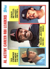 Reggie Jackson / Ted Simmons / Graig Nettles) ACL 1984 Topps #713
