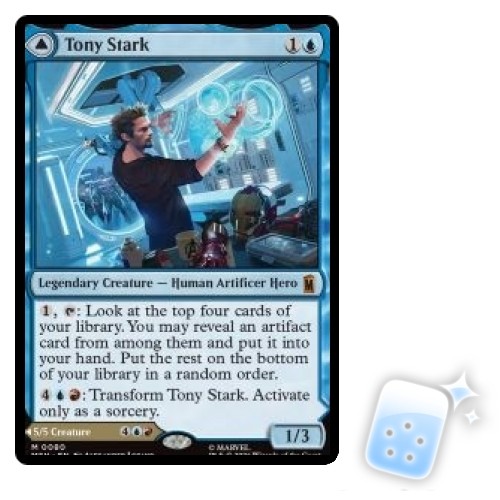 TONY STARK Marvel Super Heroes MSH Magic MTG MINT CARD | eBay