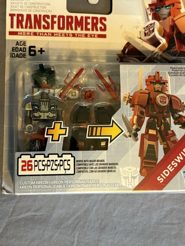 KRE-O Building Toy Sideswipe Transformers Collection B5714 26 Piece - Image 3 of 3