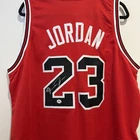 Michael Jordan Autographed Chicago Bulls Red #23 Jersey NBA Legend GOAT w/ COA