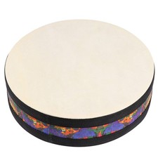 Double-Side Tambourine Percussion Instruments Kids Drum Musical 10-inch