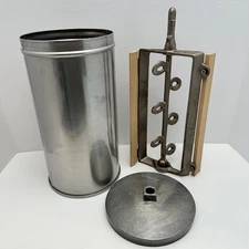 White Mountain 6 Qt. Ice Cream Freezer Maker Canister Paddle Lid Parts Only 