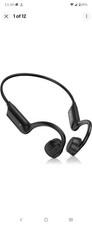 Bone Conduction Headphones Bluetooth 5.4 Open Ear Headphones with Mic, Wireless