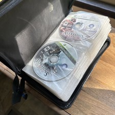 Xbox 360 Game Lot Huge 90 titles Bundle w/ Carrying Case all tested n cleaned