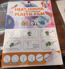 19 Pieces Shrink Plastic Sheets, Shrinky Plastic Paper Shrink Film Sheets Froste