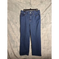 J Crew 30T Mid Rise Straight Leg Jeans Medium Wash Denim Women tall
