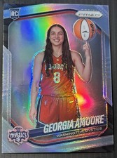 2025 Panini Prizm WNBA - Rookie Variation Georgia Amoore #140 Silver Prizm (RC)
