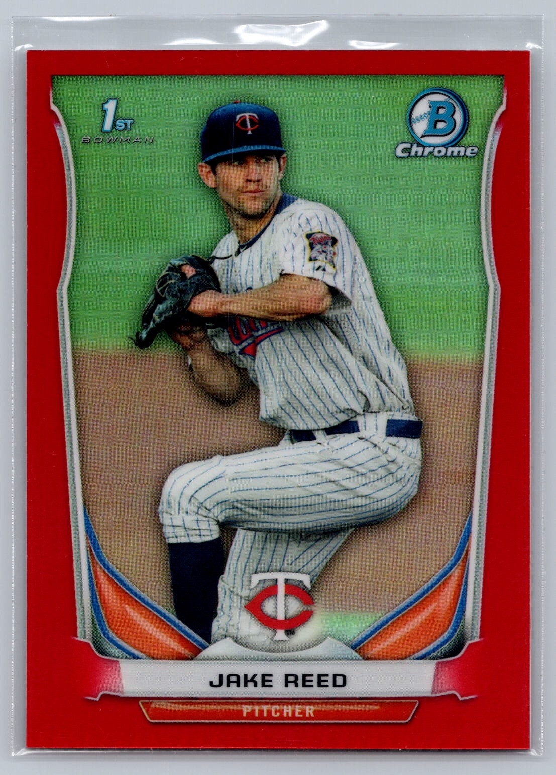 Jake Reed 2014 Bowman Chrome 1st Bowman Red /5 #CDP121