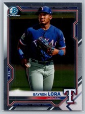 2021 Bowman #BCP-139 Bayron Lora Chrome Prospects *RA