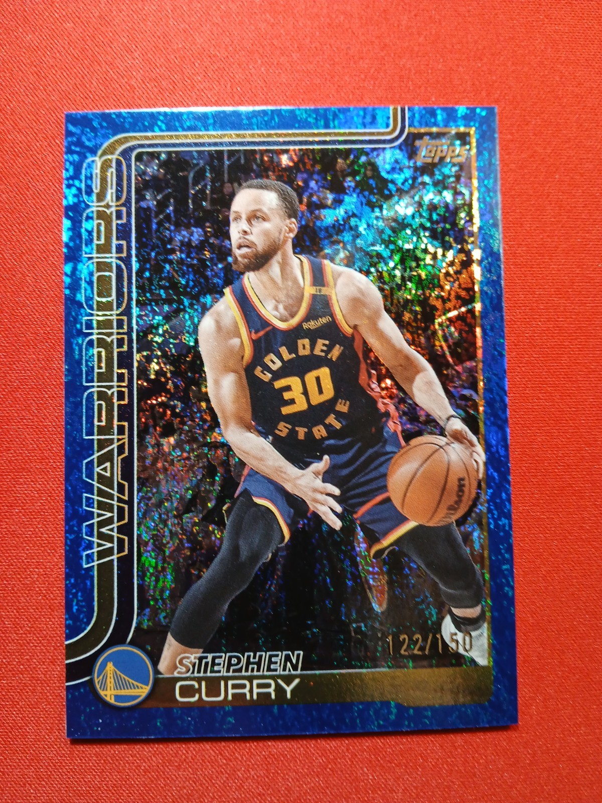 2025-26 Topps NBA  Stephen Curry Blue Foil #/150 #135 Warriors🔥