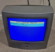 RCA 9V345T 9 Retro Gaming CRT TV Television No Remote Tested Ships Free