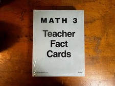 Math 3 Teacher Fact Cards   Saxon Publishers ...