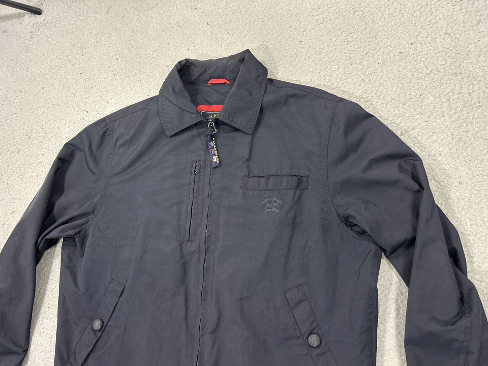 Chaqueta Paul & Shark Para Hombre Pequeña Azul Marino Yate Cremallera Completa Italia Exterior Abrigo Foto 2 de 4