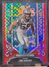2023 Panini Rookies & Stars - Crusade Luke Kuechly #CR-27 Red Plaid Prizm