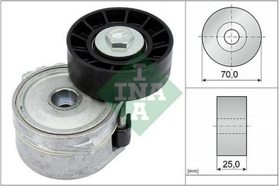 INA 534 0334 10 Spannarm Keilrippenriemen Ø70mm für FORD S-MAX (WA6) KUGA I