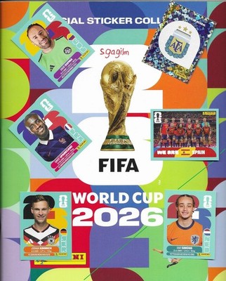 WM 2026 Panini CAN MEX USA  bis zu 30 Sticker aussuchen aus fast allen!
