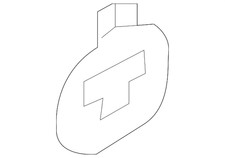 Genuine Ford Ornament Retainer Clip W702763-S424