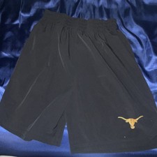 University of Texas Longhorns Active Shorts Size Small Black. 7 Inch Inseam
