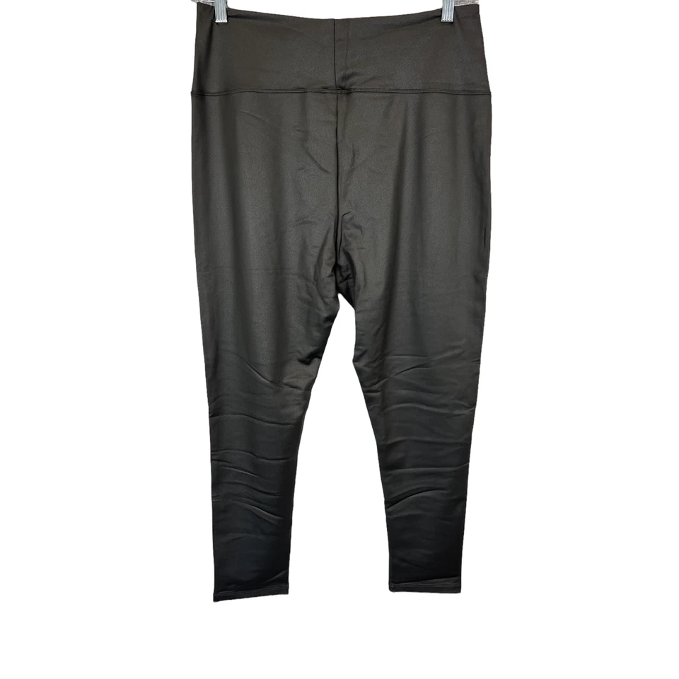 Mujeres con Control Regular Control Abdomen Imitación Cuero Leggings Pantalón Talla X-Grande Foto 2 de 2