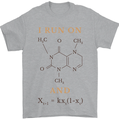 Camiseta divertida para hombre Coffee I Run On Caffeine and Chaos 100 % algodón - Imagen 18 de 103