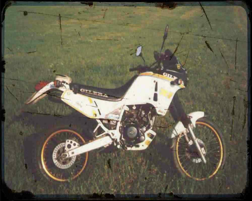 Gilera R1 125 88 A4 Photo Print Motorbike Vintage Aged