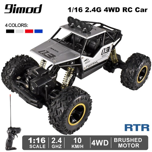 RC 1:16 4WD Off-Road Led Lights 2.4G Radio Remote Control RTR RC Cars Truck Toys - Picture 2 of 29