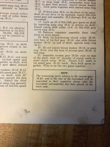 Spicer Dana SST 10-Speed Split-Torque Transmission Service Manual 1970 - Picture 7 of 13