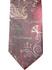 Men's Necktie, by Eagles Wings "Psalms 18" - 100 Silk