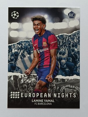 LAMINE YAMAL 2023-24 Topps European Nights RC Rookie card | eBay