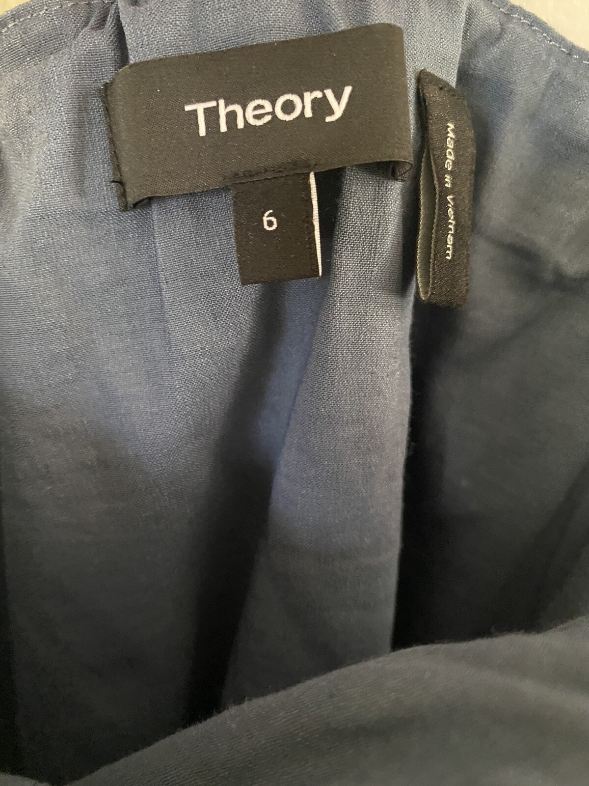 Theory Spaghetti Strap Button Down Strapless Slee… - image 8