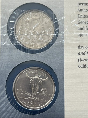 2000,2001,2005,2007 US Mint First Day Issue State Quarter Coin Set Sealed - Picture 3 of 5