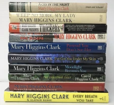 Mary Higgins Clark ~Lot Of 10 HC~ Please see photos and description for titles.