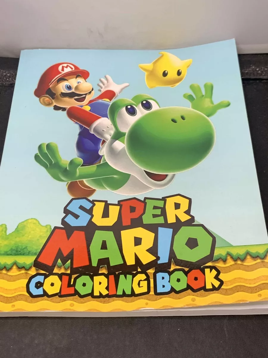 super mario coloring book