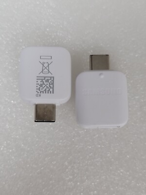 Samsung OEM On-The-Go OTG (USB) to (USB-C) Adapter - White