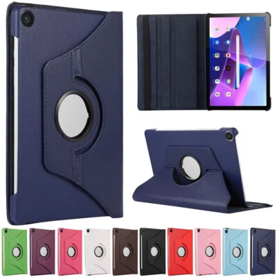 BEITONG For Lenovo Tab 10.1" TB311XU TB311FU 2025 Rotating Leather Flip Stand Case Cover