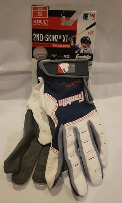 Gants De Softball Franklin Sports 2nd Skinz Taille L Pour Femme - Blanc/rose, Neuf Sans étiquette