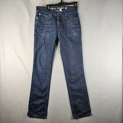 Guess Jeans Womens Size 30 Blue Denim Brit Rocker Slim Straight Basic