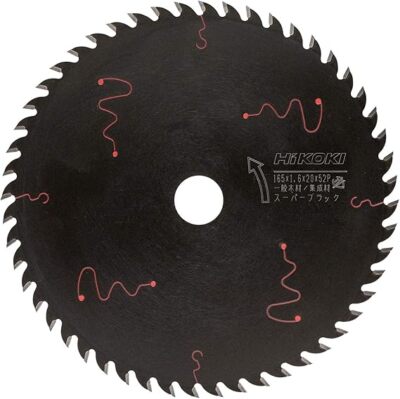 HIKOKI 0032-2668 52 Teeth 165mm Carbide Tipped Circular Saw Blade For Wood Work
