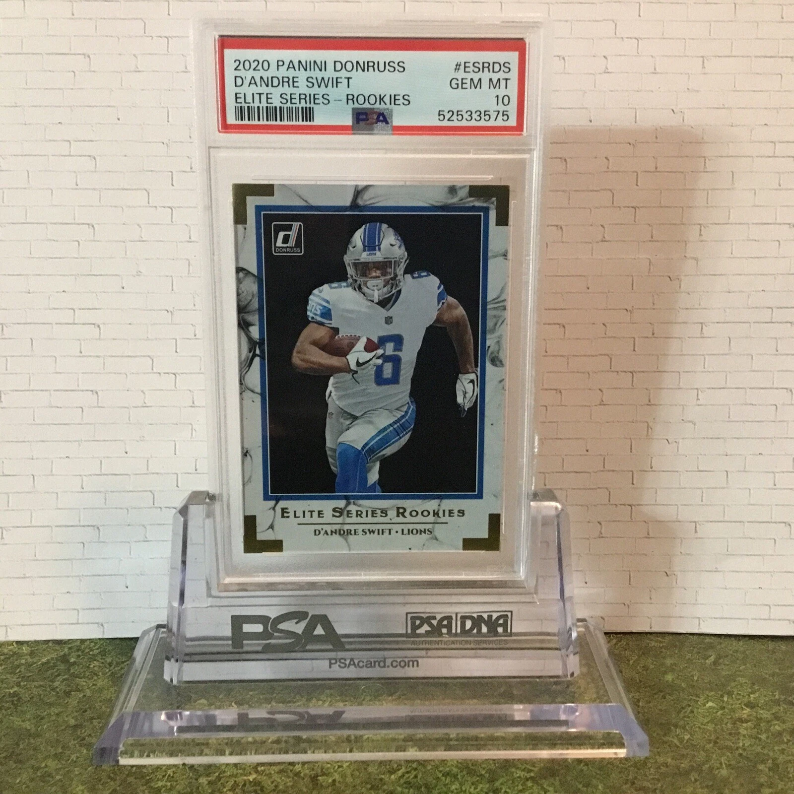 D'Andre Swift Panini Donruss Elite Series #ESRDS Rookies