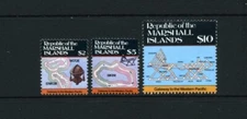 Marshall Isl   MNH    35-49A   Hi-Val   Maps   Navigation Instruments    TR955