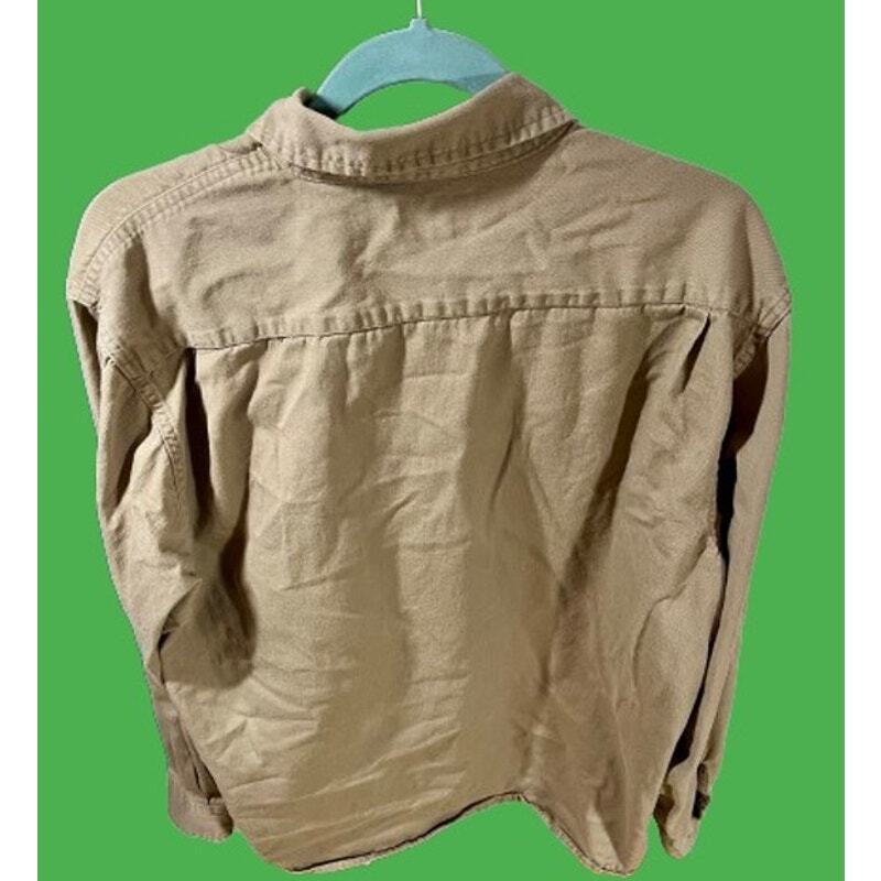 Wrangler Brown Button Up / Button Down Pockets Sh… - image 2