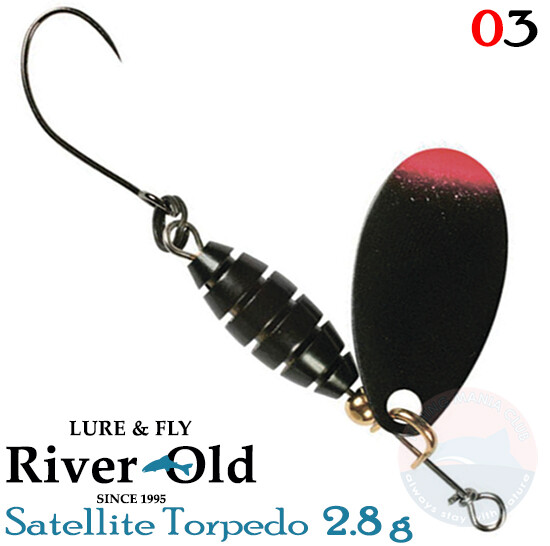 River Old Satellite Torpedo 8g Trout Spinner – Various Colors, Sinking Lure For Freshwater Fishing 3 thumbnail image