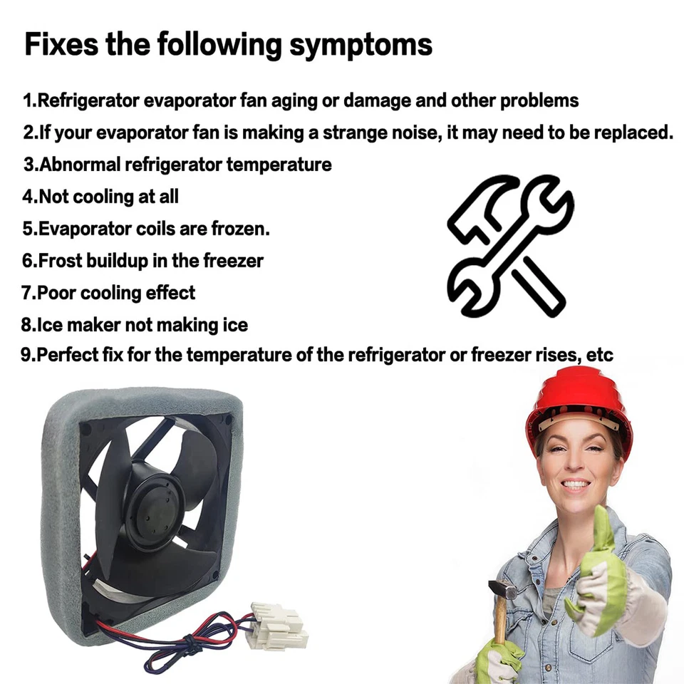 Motor Ventilador Frigorífico Para Samsung Nidec U92C12MS1B3-52 DA81-06013A 12V Foto 4 de 4