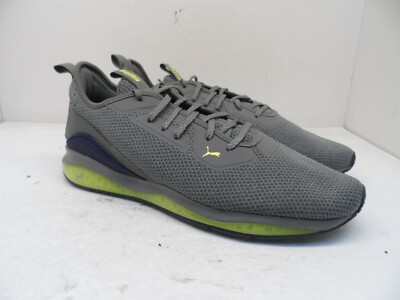 PUMA Men's CELL ULTIMATE Descend Shoes Grey/Yellow Size 12M