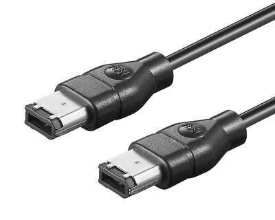 3m FireWire Kabel IEEE 1394 6-pol. St > 6-pol. St FireWire Anschlusskabel