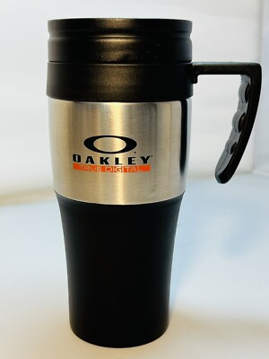 り*く様 OAKLEY TUMBLER New Oakley Travel Cup Mug Cooler Hot Cold Coffee Rare True Digital
