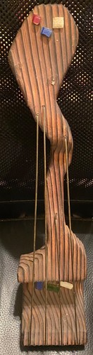 WOW SUPER SELTEN 1960 Witco Wandbild Gitarre B TIKI TASSE erstaunlicher Fund Rarität MCM wie abgebildet