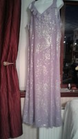 Jacques Vert Sleeveless Lilac Viscose Maxi Dress Sparkling Silver 18 Jacques Vert Sleeveless Lilac Viscose Maxi Dress Sparkling Silver 18
