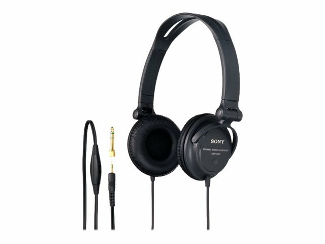 Sony Mdr-v250 Studio Monitor Headphones in Line Volume Control for