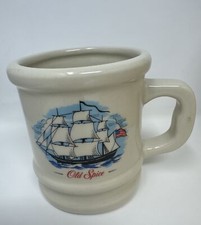 Vintage Old Spice Shaving Mug "The Grand Turk" Ship Stars Stripes